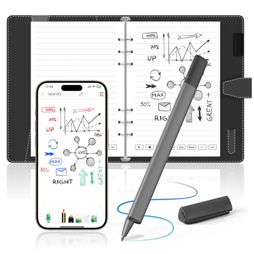NEWYES SyncPen 4 AI Smart Pen with Digital Notebook Notepad LCD Writing Tablet AI Summarize Mindmap (Syncpen 2.5) - Image 1
