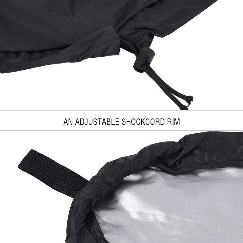 comfrt Cockpit Cover, Universal Fit Blocking Kayak Canoe Cockpit Cover Protector Black - Image 3