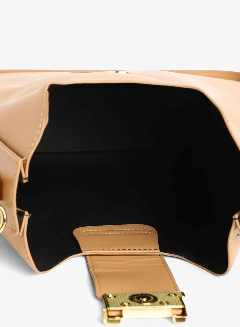 Haute Sauce Women's The Monogram Shoulder Bag - Camel Brown