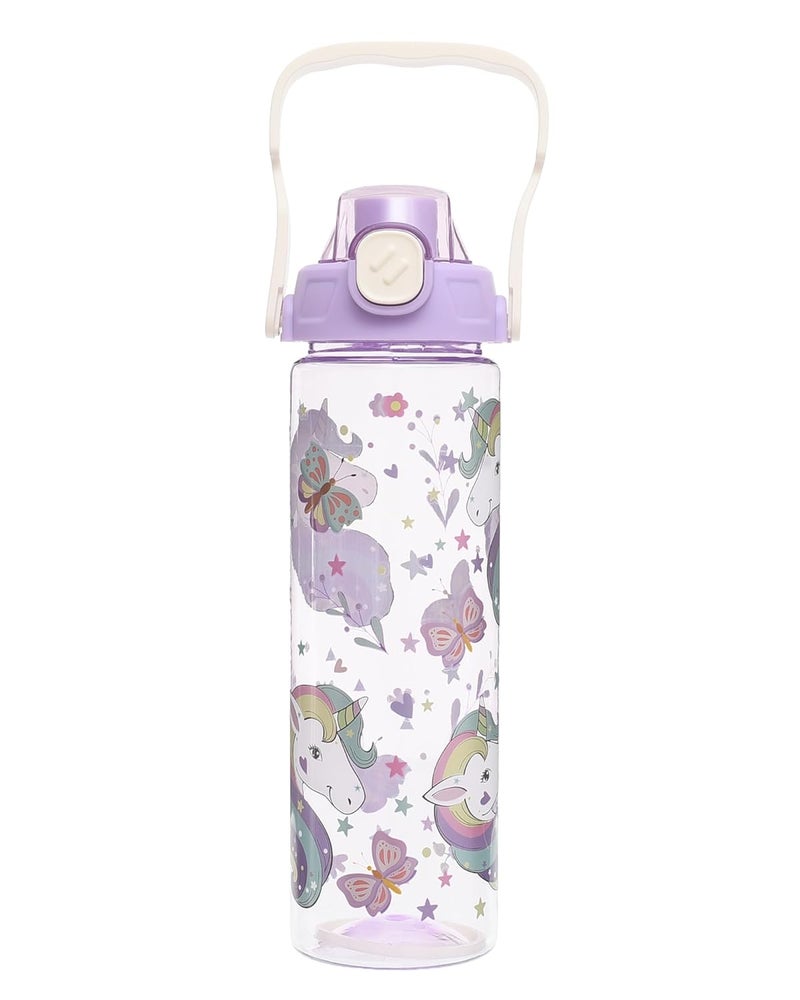 AG-5 2310N Acrylic Kids' Water Bottle for School 800ml, with Handle And Phone Holder - Multi Colour