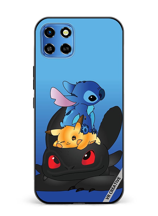 VR CREATIVE Protective Case Cover For Infinix Smart 6 HD Cartoon Mix Design Multicolour - Image 1