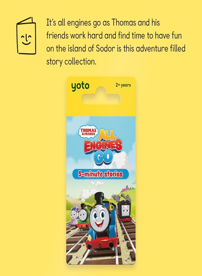 YOTO Thomas & Friends All Engines Go - Kids Audio Card for Use with Player & Mini All-in-1 Audio Player, Educational & Screen-Free Listening with Fun Playtime, Bedtime & Travel Stories, Ages 2+ - Image 2