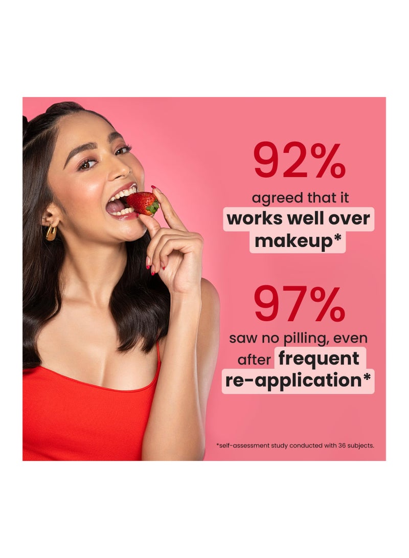 Dot & Key Strawberry Dew Spf 50 Sunscreen Stick On-The-Go Spf 50 Pa+++, Broad Spectrum, Uva/Uvb Rays Protection With Hyaluronic & Ceramide Normal Skin Type For Hydration & Skin Barrier, Mess Free, 20G - Image 4