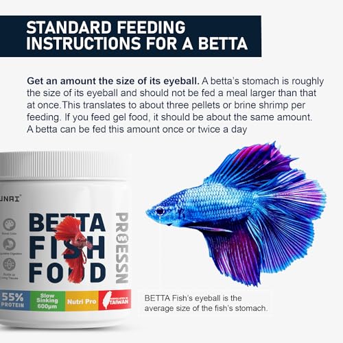 TUNAI Nutri Choice Betta Fish Food | 40G | Micro Pellets 600 Microns | Enriched with 55% Protein (600 Microns - Micro Pellets, 40G), All Life Stages - Image 5