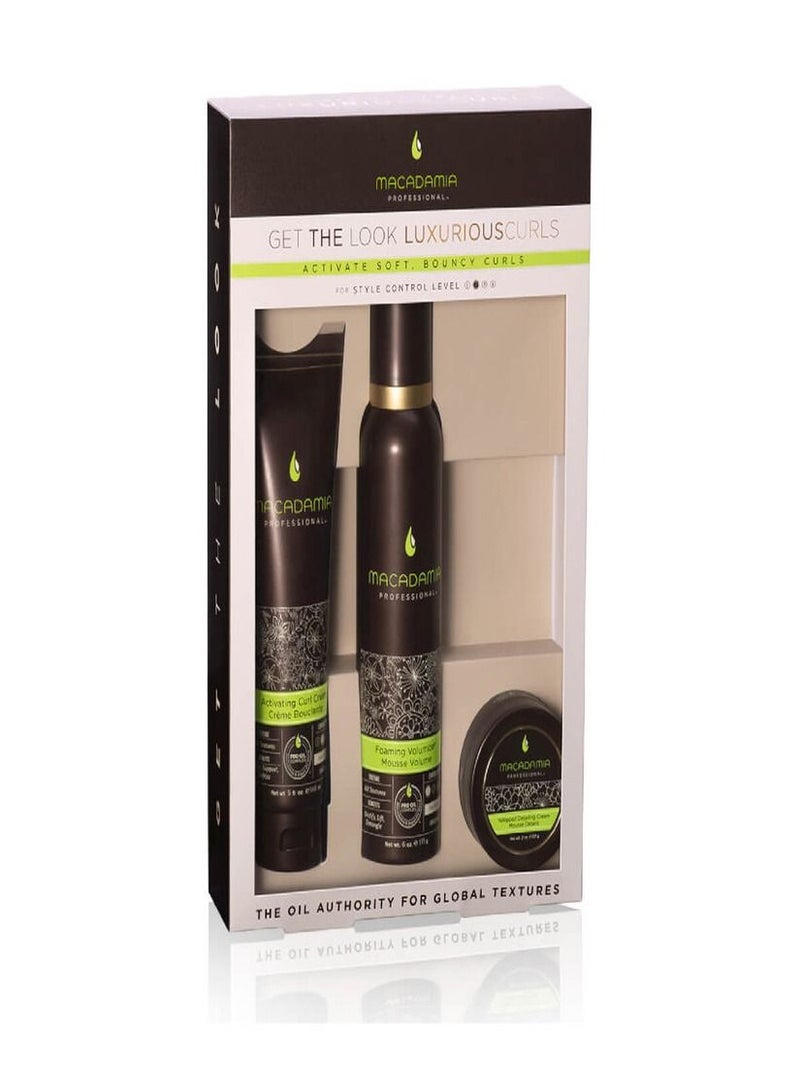 Macadamia Get the Look Luxurious Curls Set