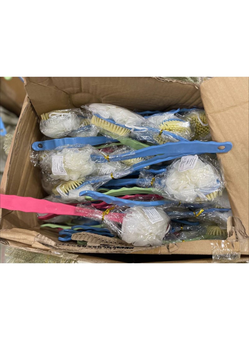 2-sided bath sponge Brush Shower loofah - Image 1