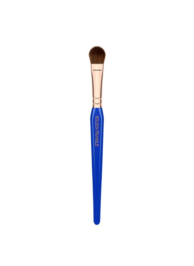 Bdellium Tools Bdellium Tools Professional Makeup Brush - Golden Triangle 778 Large Shadow - With All Vegan and Soft Synthetic Fibers, For Applying Shadow (Blue, 1pc)  - Image 4