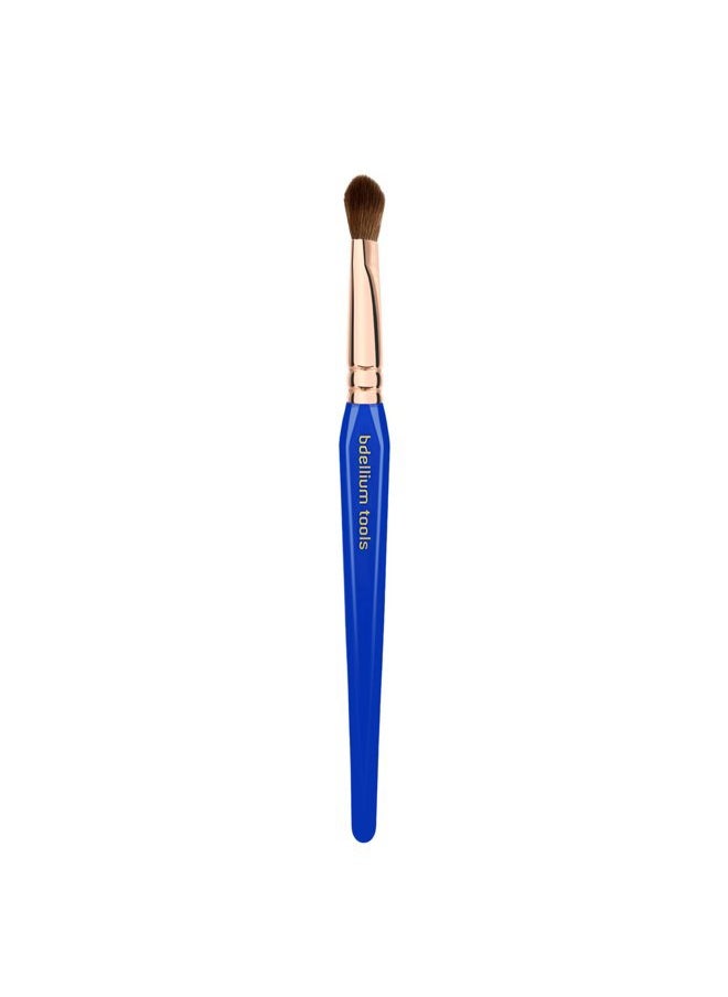 Bdellium Tools Bdellium Tools Professional Makeup Brush - Golden Triangle 778 Large Shadow - With All Vegan and Soft Synthetic Fibers, For Applying Shadow (Blue, 1pc)  - Image 3