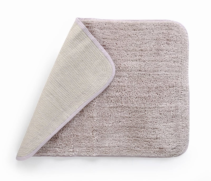 SASHAA WORLD Anti Skid Microfiber Super Soft Bathroom Rugs | Bathmat for Living Room, Bedroom, Kitchen | Pack of 2 (50X70 Cm, Rose Pink) - Image 3