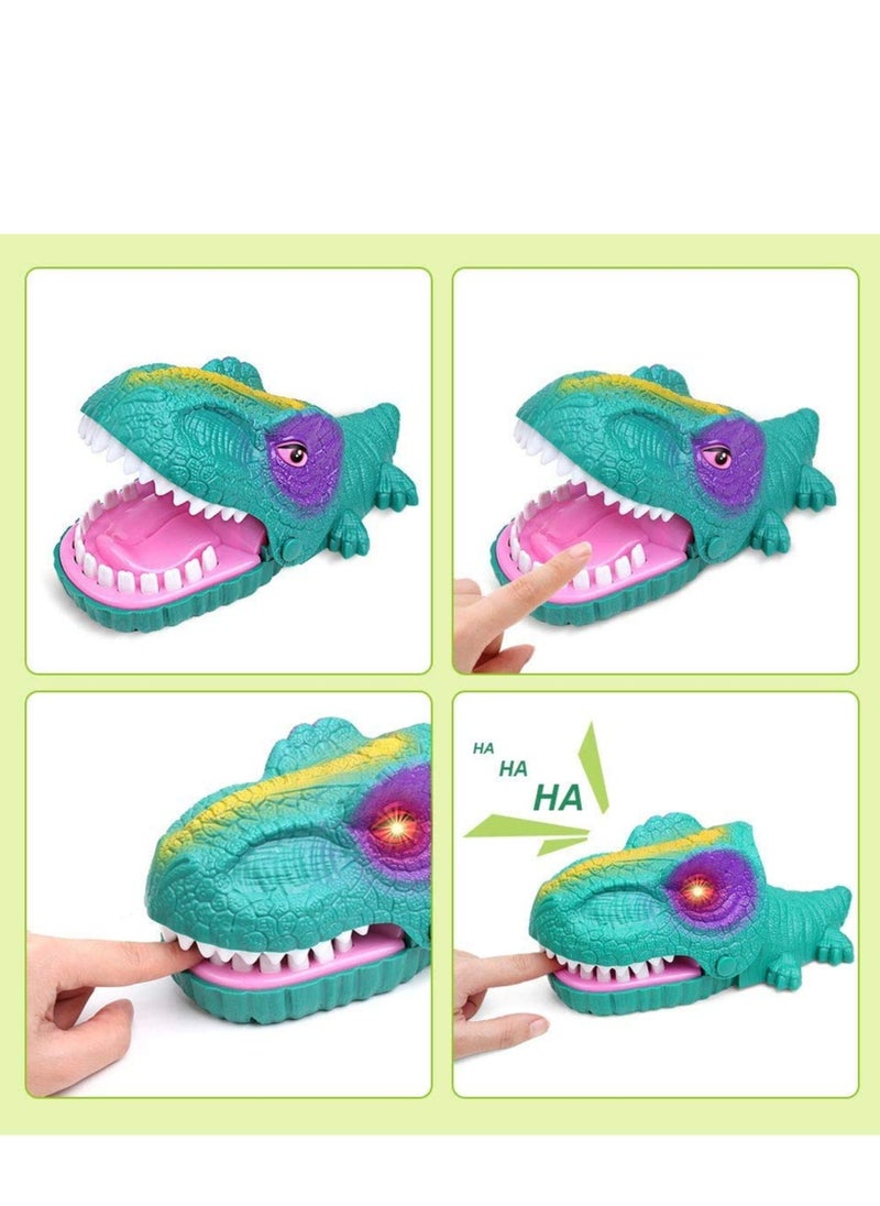 Generic Dinosaur Dentist Game, Dinosaur Dentist Classic Bite Finger Game Dino Toy Funny Family Party Tabletop Board Game with LED Light and Sound  - Image 3