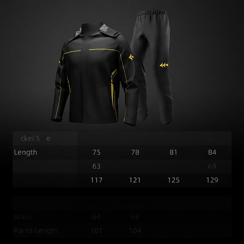 Waterproof Motorcycle Rain Suit Men Women Cycling Rain Gear Jacket and Pants with Storage Bag - Image 5