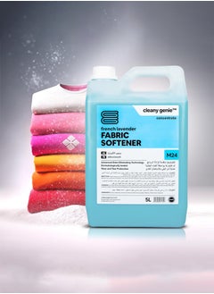 cleany genie Long Lasting Fabric Softener Concentrate Liquid French Lavender Fragrance 5L  - Image 4
