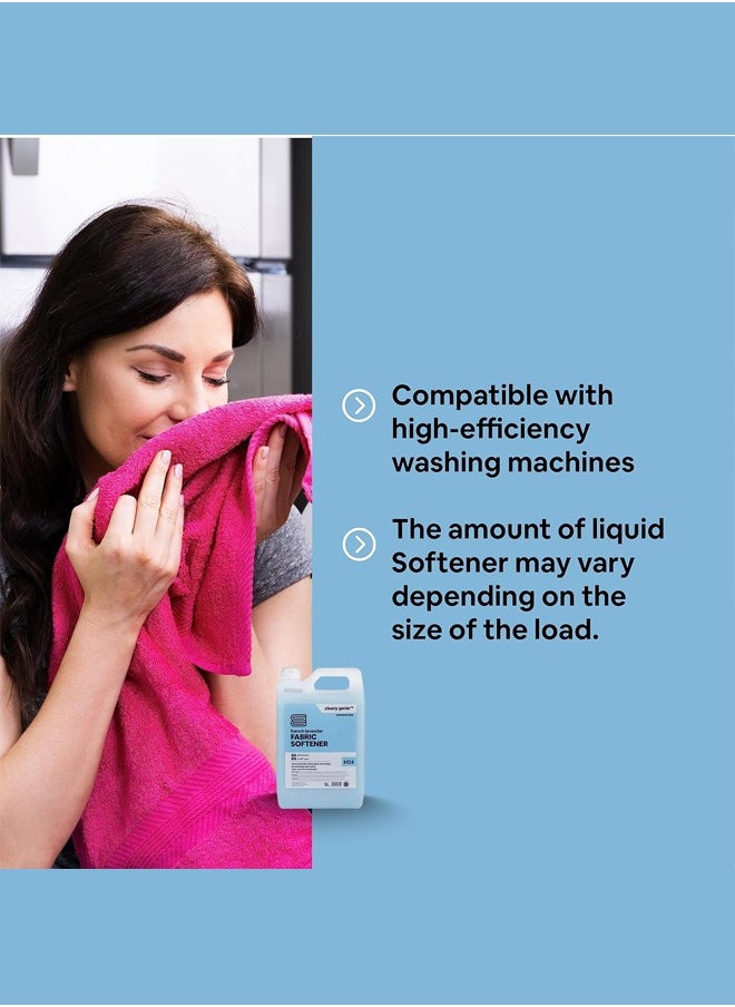 cleany genie - Long Lasting Fabric Softener Concentrate Liquid French Lavender Fragrance 5L - Image 1