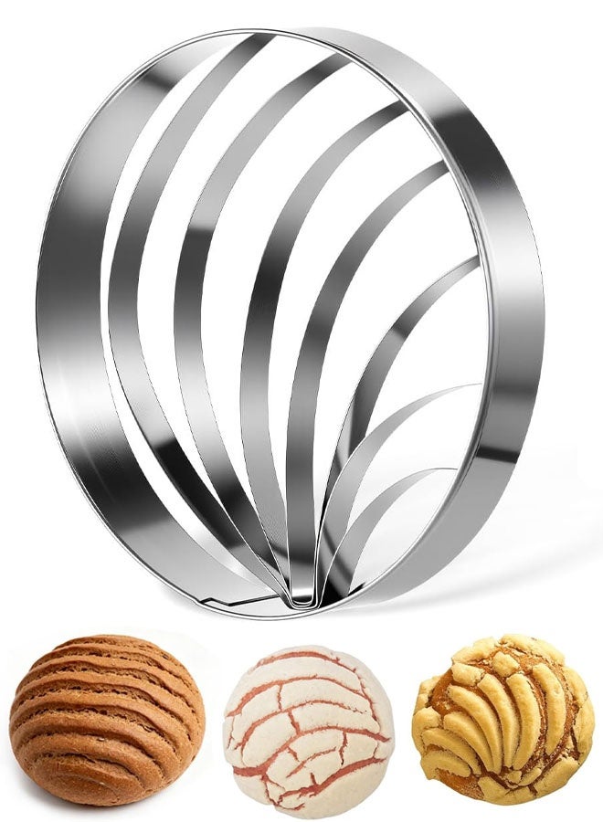 قالب خبز مكسيكي على شكل محارة، قالب ختم محارة، قالب من الفولاذ المقاوم للصدأ على شكل خبز، قالب قوالب محارة على شكل محارة، مناسب للحفلات ذات الطابع المكسيكي، قهوة، شوكولاتة ساخنة - Image 1