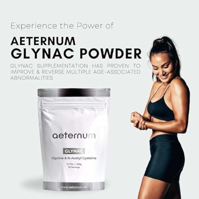 aeternum GLYNAC (Glycine & N-Acetyl Cysteine) Powder - 360g - Image 3