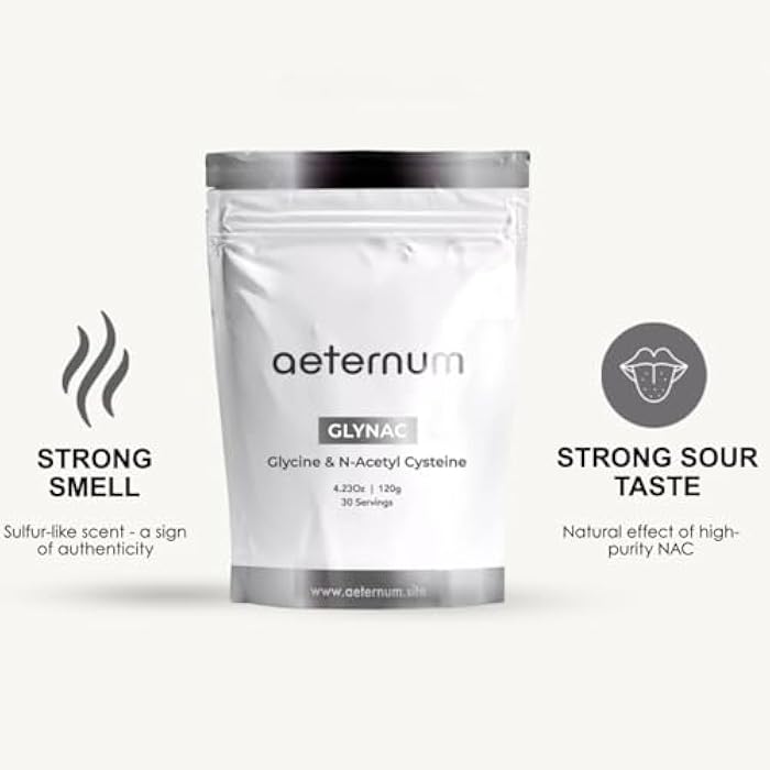 aeternum GLYNAC (Glycine & N-Acetyl Cysteine) Powder - 360g - Image 5