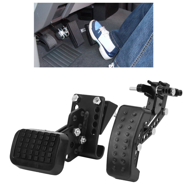 Gas and Brake Pedal Extenders Sedan Anti Slip Accelerator Brake Pedal Extensions for Most Cars - Image 1