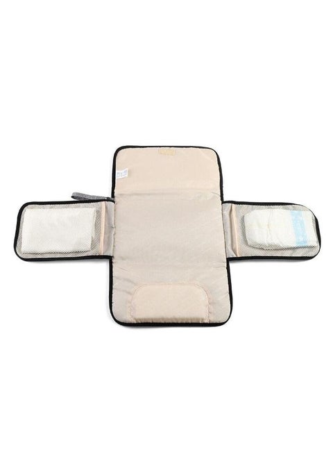 Insular Waterproof Portable Baby Changing Pad, Dual-Sided, Foldable with Storage Pockets