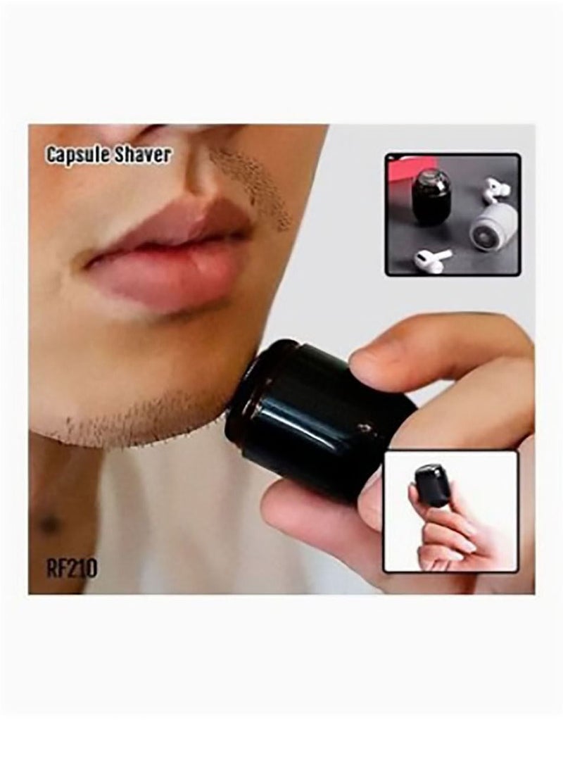 Generic Pocket Size Washable Electric Razor,Mini Rechargeable Waterproof Razor,Portable Type-C USB Shaver Trimmer,Pocket Electric Shaver,Gift for Boyfriend,Husband,Father, Black  - Image 3