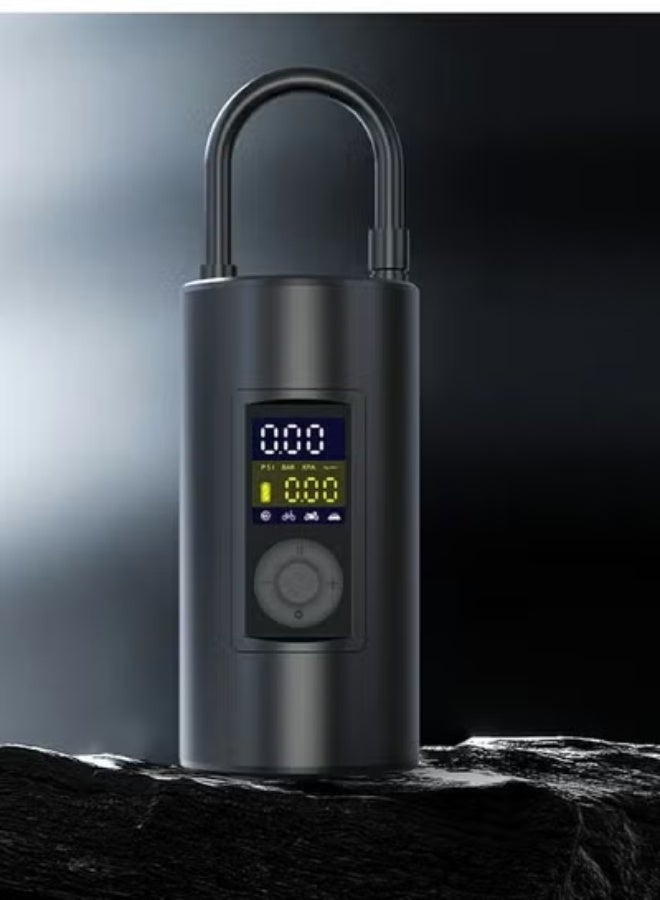 TIGER Tire Inflator Portable Air Compressor – Cordless Smart Electric Air Pump with Digital Pressure Gauge, Auto Shut-Off, Rechargeable Battery & LED Light for Car, Motorcycle, Bicycle & Sports Balls - Image 2