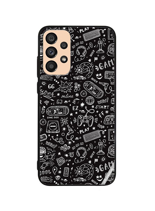 VR CREATIVE Protective Case Cover For Samsung Galaxy A23 Layer Design Multicolour - Image 1