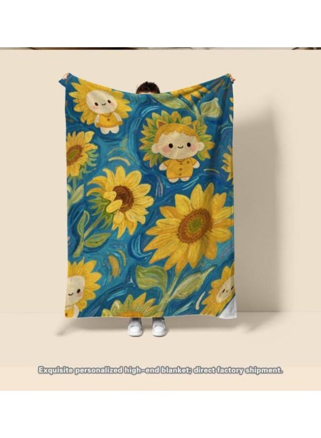 general Baby and children's cartoon flannel thin blanket (warm and comfortable, suitable for sleep, game use) 70cm*100cm - Image 3