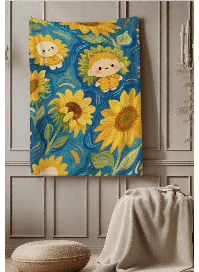 general Baby and children's cartoon flannel thin blanket (warm and comfortable, suitable for sleep, game use) 70cm*100cm - Image 1