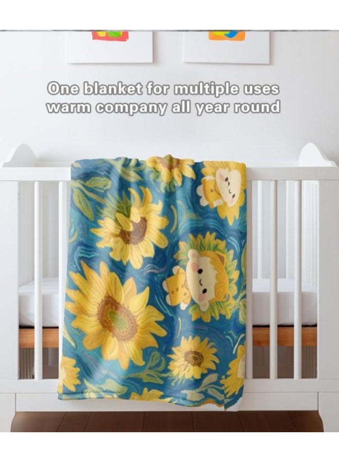 general Baby and children's cartoon flannel thin blanket (warm and comfortable, suitable for sleep, game use) 70cm*100cm - Image 5