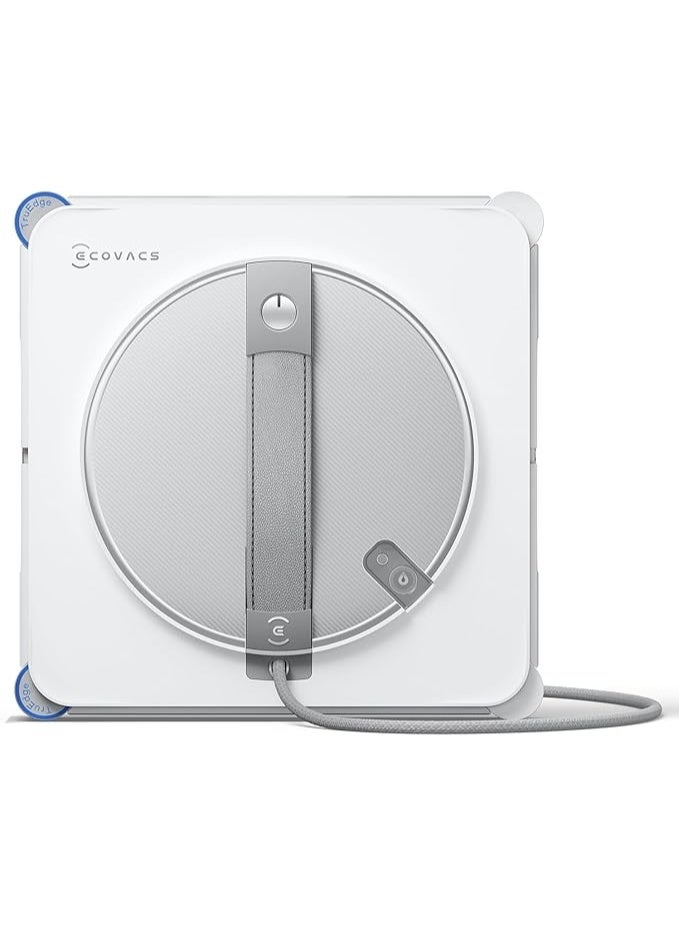 ROBOT ECOVACS WINBOT W2S Window Cleaning Robot, Intelligent Edge-to-Edge Cleaning with TruEdge Scrubbers, 3 Water Nozzles, 10-Level Safety System, Win-SLAM 4.0 Route Planning, Even Climbing System - Image 1