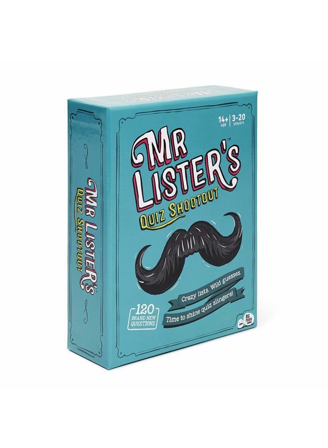BIG POTATO Mr Listers Quiz Shootout: Quick-Fire Party Trivia Game - Image 1