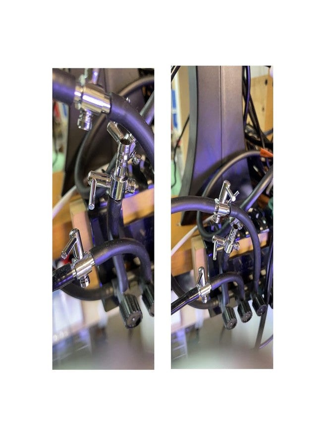 bnafes صمام هواء حوض السمك من bnafes، ذراع تحكم في تدفق الهواء، مضخة، صمام أحادي الاتجاه، 8 قطع - Image 5