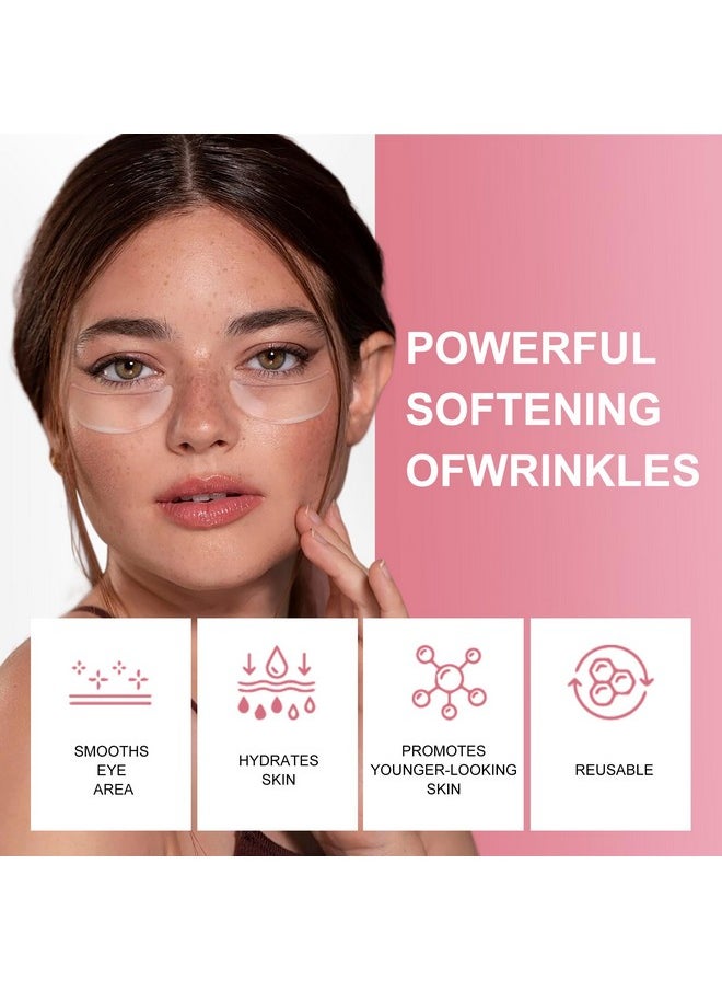 Tripsky - Reusable Wrinkle Patches - Silicone Fusion Treatment Forehead Patches for Brow Lift, Wrinkle Smoothers, Reduce Frown Lines & Face Lift - 3 Pack (Eye) - Image 1