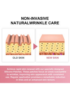 Tripsky Reusable Wrinkle Patches - Silicone Fusion Treatment Forehead Patches for Brow Lift, Wrinkle Smoothers, Reduce Frown Lines & Face Lift - 3 Pack (Eye)  - Image 5
