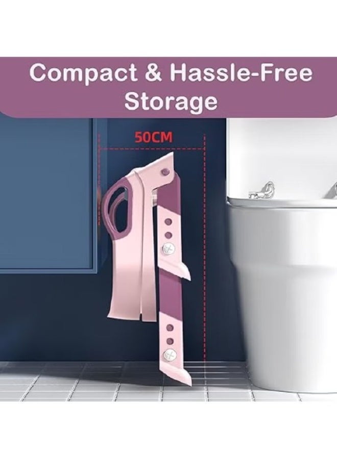 Kids Foldable Potty Training Seat with Ladder, Comfortable, Non-Slip, Splash Guard - Image 2