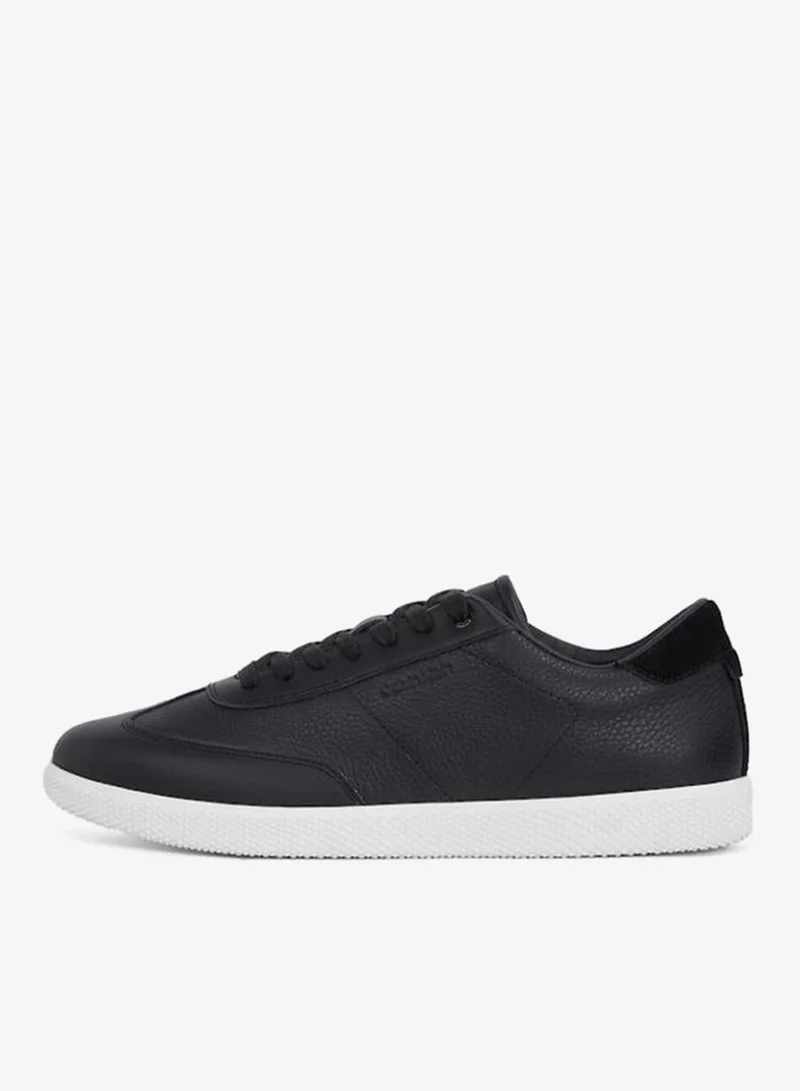CALVIN KLEIN Low Lace Up Leather Trainers