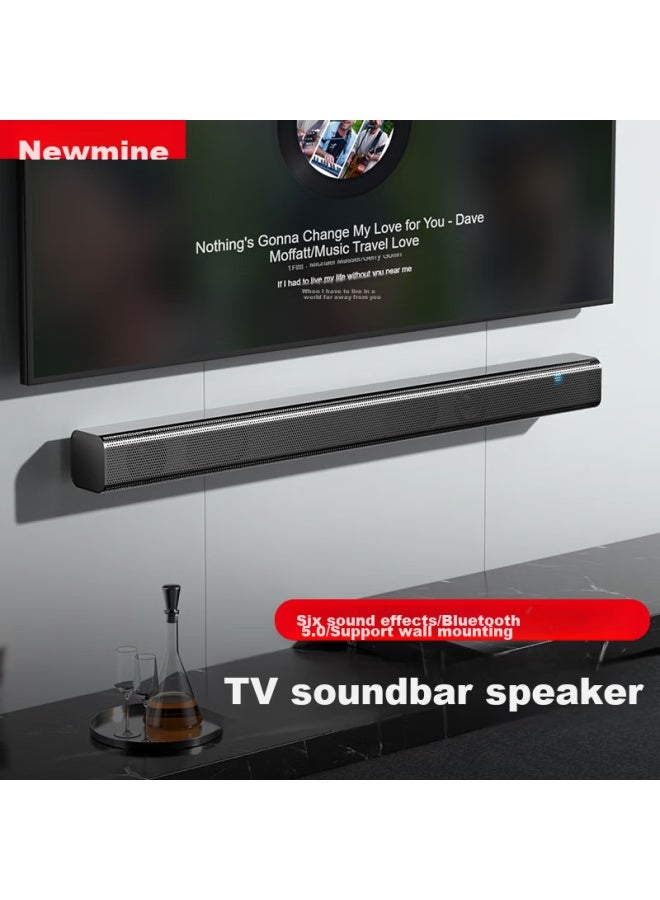 Newmine U8 Tv Soundbar, Living Room Home Theater, Soundbar Speaker With Dolby Surround Sound, Home Rectangular Wireless Bluetooth Speaker - Image 1