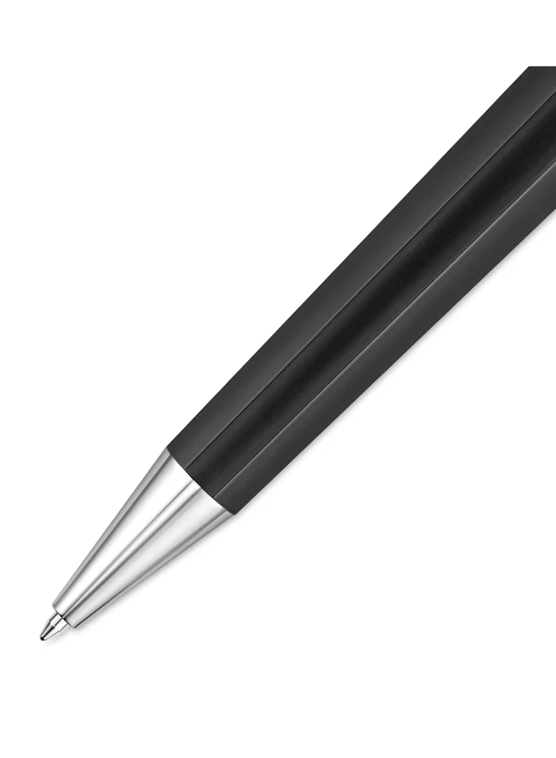 شيروتي 1881 Dante Black Writing Instrument for Men with Blue Ink and Firm Grip - C CRP NFW240301E -R