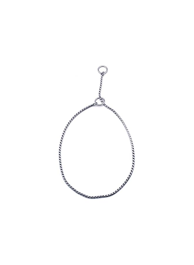Silver Dog Chain Collar Choke Pet Training Snake Collar with Heavy Links, 16 in, 3 mm - Image 4