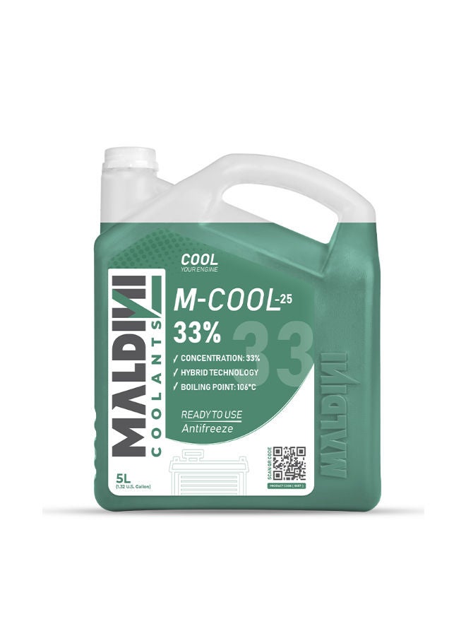 مالديني مياة تبريد أخصر تركيز %33 – 5 لتر