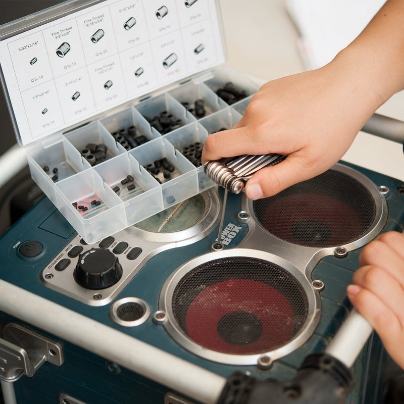 NEIKO 50484A Internal Hex Allen Set Screw Assortment Kit, Coarse and Fine Thread Screws with Full-Steel Construction, 200-Piece Set - Image 5