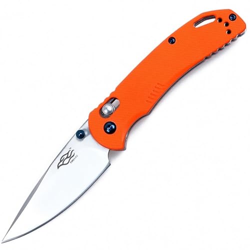 Firebird GANZO F753M1 Pocket Folding Knife G-10 Anti-Slip Handle with Clip 440C Stainless Steel Blade Camping Fishing Outdoor Folder EDC Knife (Orange) - Image 4