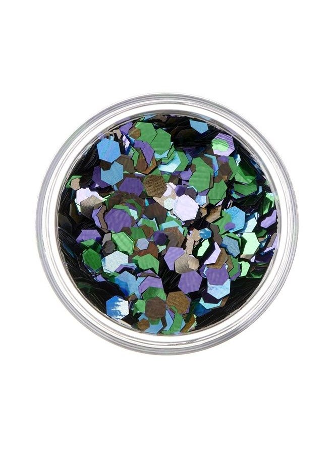 Moon Glitter - Mystic Chunky Glitter by Moon Glitter – 100% Cosmetic Glitter for Face, Body, Nails, Hair and Lips - 3g - Galaxy - Image 1