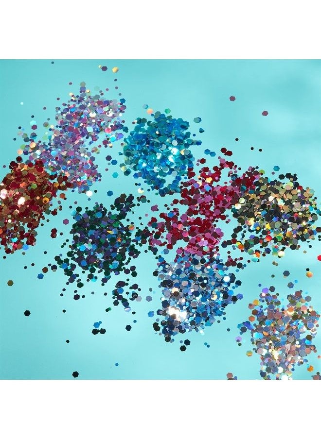 Moon Glitter - Mystic Chunky Glitter by Moon Glitter – 100% Cosmetic Glitter for Face, Body, Nails, Hair and Lips - 3g - Galaxy - Image 1
