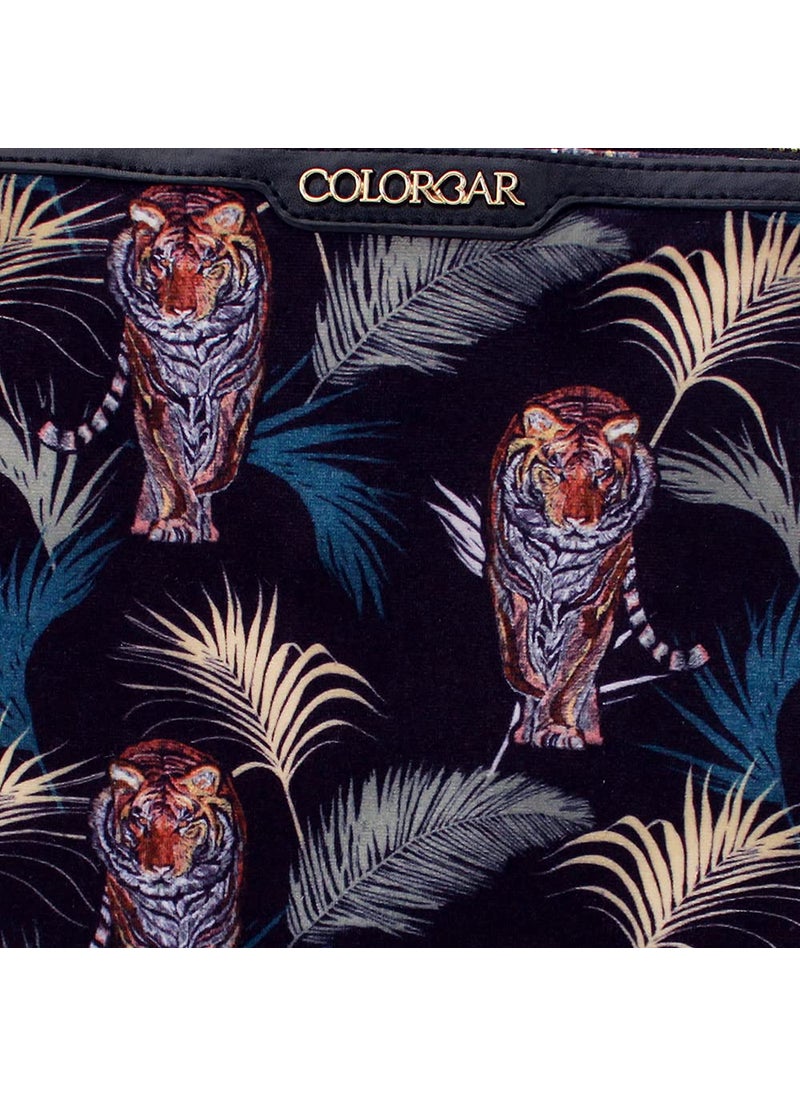 Colorbar Colorbar Safari Big Flat Pouch Multi II Pouch with Flexible Strap II Flat Pouch Crafted in Luxurious Velvet II Polyester Material  - Image 5