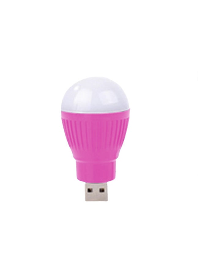 Household LED Outdoor Mobile USB Lamp Reading Lamp Charging Treasure Lamp Keyboard Lamp Learning Lamp Portable Night Light-Color:USB Ball Light = Pink = 1 Pack  - Image 1