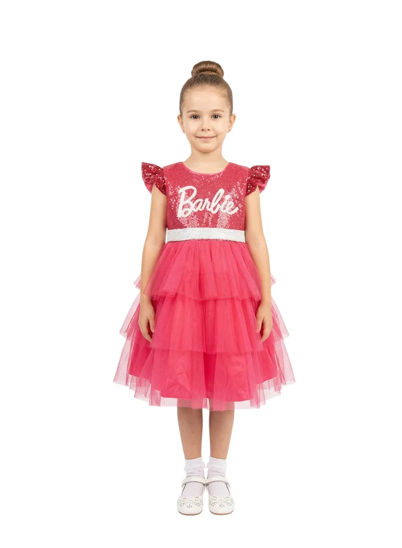 Bidani Girls Pink Tulle Party Dress