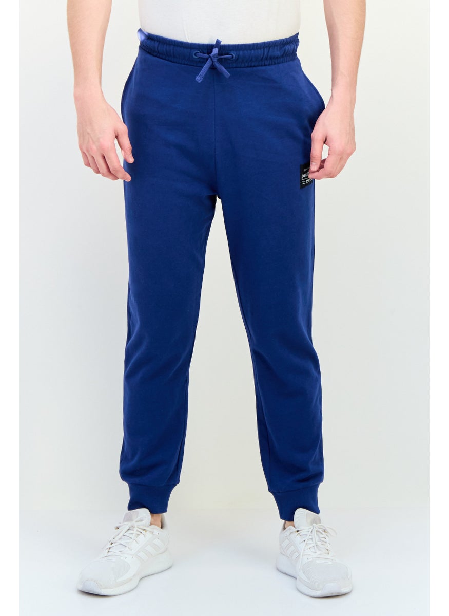 Paul Frank - Men Regular Fit Brand Logo Jogger Pants, Navy - Image 1