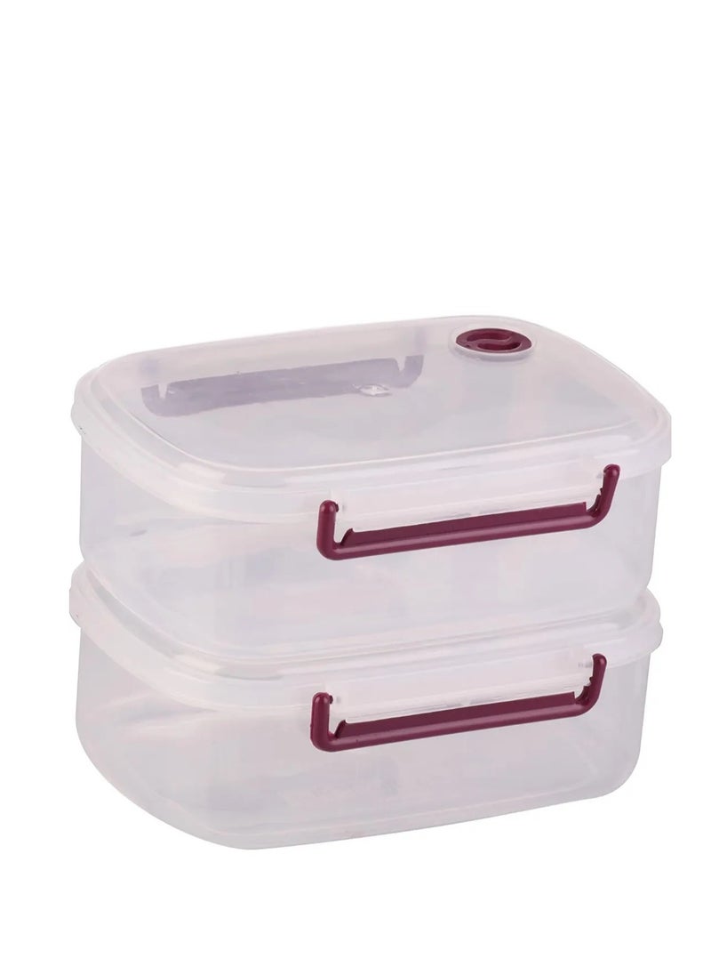 max plast - Max Plast 2 Piece Refrigerator Container Set - Image 1