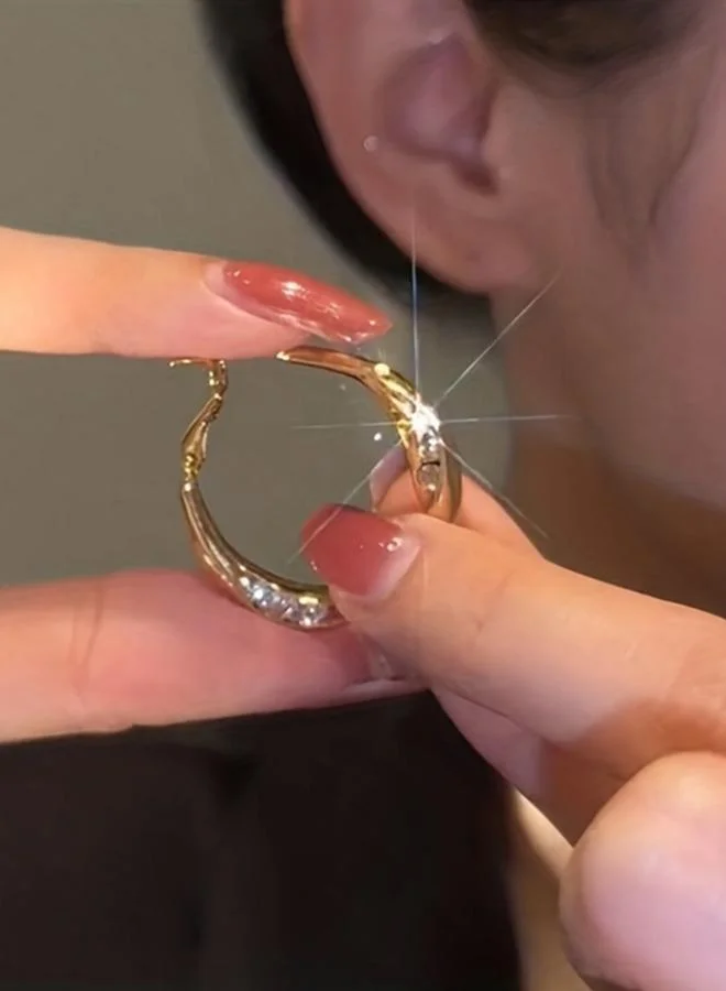 Take Two Embellished Circle Earrings