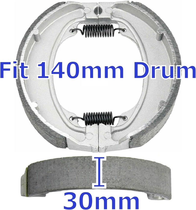 Master Chen Rear Brake Shoes for Honda TRX250EX, TRX250X, TRX250 TE/TM, and GB500 - Image 2